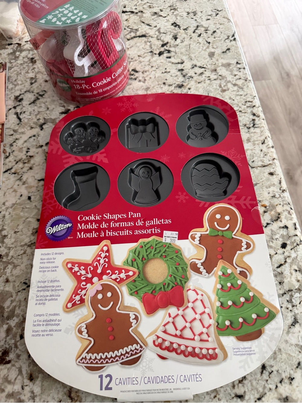 Wilton Red Holiday Cookie Baking bundle- Holiday